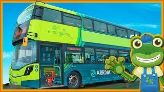 Double Decker Bus Videos For Children | Gecko's Real Vehicles