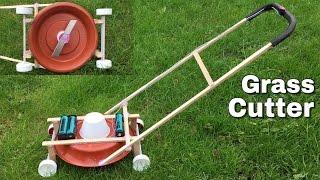 Amazing DIY Lawn Mower - How to Make a Mini Grass Cutter Machine - incredible idea