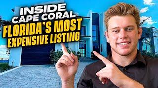 Inside Cape Coral’s MOST EXPENSIVE Waterfront Mansion | Luxury Home Tour 2024