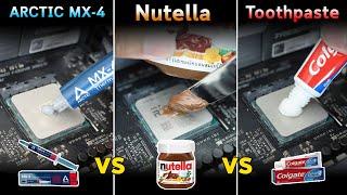 CPU Thermal Paste | Arctic MX-4 vs Nutella vs Toothpaste vs Oreo