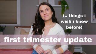 THINGS I WISH I KNEW BEFORE MY FIRST TRIMESTER | first trimester recap!