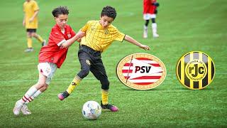 TIES SPEELT TEGEN OUDERE JONGENS  MATCHDAY