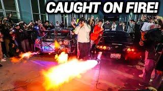 CRAZIEST CAR MEET IN THE WORLD!!! (2-STEP REV BATTLE)