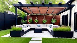 NEW 200 Modern Patio Designs 2024 Backyard Garden Landscaping ideas| Terrace/Rooftop Garden Pergola