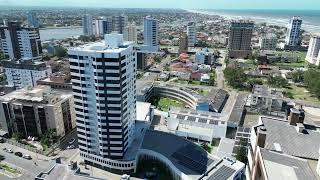 Drone pelo Centro de Tramandaí - RS