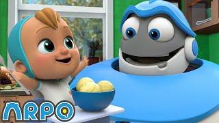 ARPO makes Baby Daniel Ice Cream! | ARPO The Robot | Songs and Cartoons | Best Videos for Babies