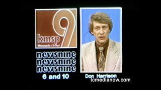 KMSP Commercials and News Update  September 9, 1977