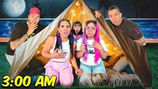 ACAMPAMOS UNA NOCHE EN MI CASA CON LA NUEVA INTEGRANTE DEL TEAM  | Karla Bustillos