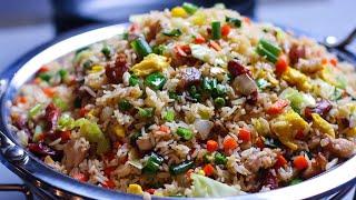 Cook My Crowd Pleasing Party Fried Rice With Me / Ghanaian Assorted Fried Rice