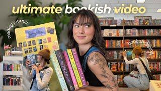 ULTIMATE bookish video: book shopping, book unhaul, reading journal, book cart refresh