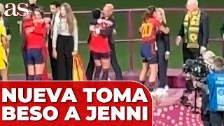 NUEVA TOMA del BESO de RUBIALES a JENNI HERMOSO | ESPAÑA MUNDIAL FÚTBOL FEMENINO | Diario AS