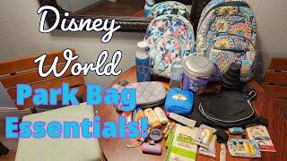 My favorite Disney World Park Bags and Disney World Park Bag Essentials/Park Bag Must Haves!