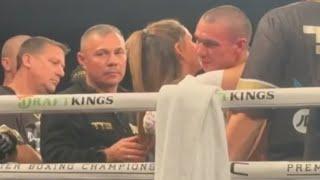 Kostya Tszyu COMFORTS son Tim Tszyu IMMEDIATELY AFTER DROPPED 4 TIMES by Bakhram Murtazaliev