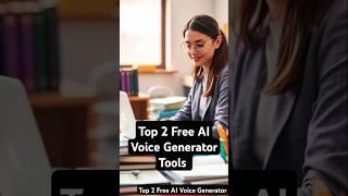 Top 2 Free AI Voice Generator Tools - Text-to-Speech #tech