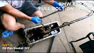 BMW E82 135i Oil Pan Gasket DIY | Full Bolt-On Series (Episode 9)