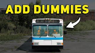 How to Add Dummies into Your Car or Busses! - BeamNG Drive Guide