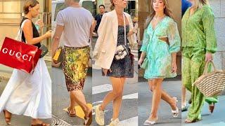 ️ +32C MILAN STREET FASHION AUGUST 2024  SUMMER OUTFITS FOR EVERYDAY ELEGANCE #milanstreetstyle