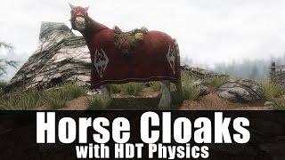 Skyrim Mods - Horse Cloaks (with HDT Physics) [4k/HD]