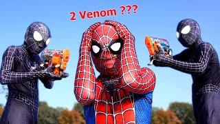 SUPERHERO's Story | Spider Man vs 2 Venom ?? ( Mansion Battle ) By FLife TV