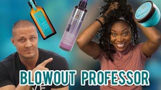 BLOWOUT PROFESSOR LONG HAIR TIPS| Does It Work For Type 4 Hair Tho??