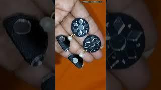 Silk Thread Earrings | Earrings Making At Home #ytshorts #shorts #trends