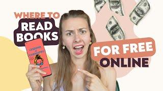 10 PLACES to Read Books Online - for FREE | Read Books Free Online