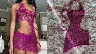 How To Crochet Rose Dress (PART 1)