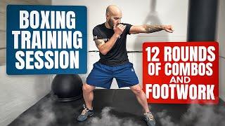 12 Round Boxing Training Session | Combos and Footwork