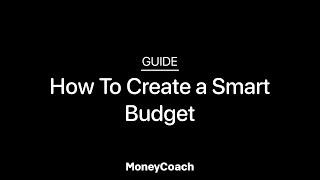 How To Create a Smart Budget in MoneyCoach App - Guide