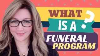 What Is A Funeral Program? - Funeral Programs