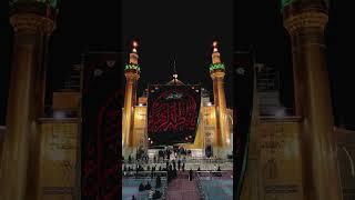 The Holy Shrine of Imam Ali (AS) raises black banners