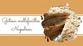 Gateau millefeuille Napoléon, recette russe, trop bon !