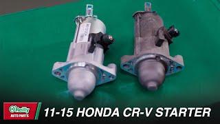 How To: Replace the Starter in a 2011-2015 Honda CR-V