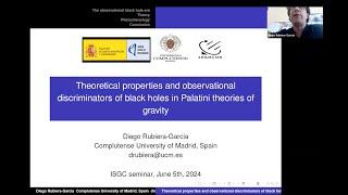 ISGC 240605 talk by Prof. Diego Rubiera-Garcia - Complutense University of Madrid