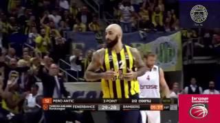 Pero Antic THY Euroleague Harika Üçlük Ve Smaç - Fenerbahçe Ülker 67 - Brose Baskets Bamberg 66