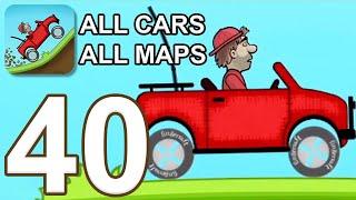 Hill Climb Racing - Gameplay Walkthrough Part 40 - All Cars/Maps (iOS, Android)