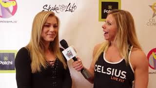 Nikki Leigh talks to Brett Bauer Fit TV at Celebrity Connected.