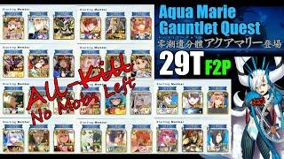 [ FGO JP ] Ordeal Call : Aqua Marie CQ ft. F2P Comps ( 29T ) (All-K̶i̶l̶l̶)