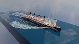 The Titanic Wake - Blender Fluid Simulation