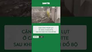 Cận cảnh ngập lụt ở cảng Charlotte sau khi bão Milton đổ bộ #shorts
