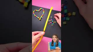 Straw-tastic Heart Creations!  Fun DIY for Kids 