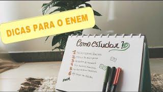 ENEM 2021 - COMO ESTUDAR | DICAS DE ESTUDOS QUE EU USO
