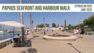 Paphos Seafront And Harbour Summer Walk