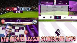 PES 2021 NEW PREMIER LEAGUE SCOREBOARD UPDATE 23-24