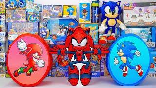 Sonic The Hedgehog Toys Unboxing | Spider Sonic Special Box | Sonic Egg | Knuckles Egg | ASMR