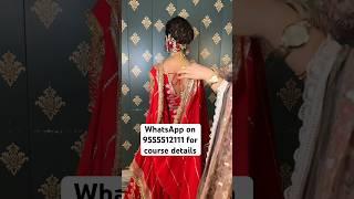 How to set bridal dupatta | makeup by Karishma #shorts #dupattastyling #viral #kkmakeupstudio