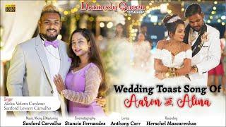 New Konkani Special Wedding Toast Song | Aaron & Alina | by Aleka Velora Cardozo & Sanford Carvalho