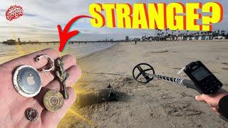 We Found STRANGE THINGS Metal Detecting LONG BEACH!!