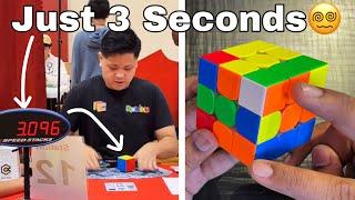 Fastest Rubik’s Cube Solve in The World “Max Park 3.13 WR”