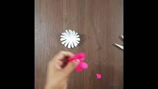 Paper Flower Making #shorts #flower #paperflower